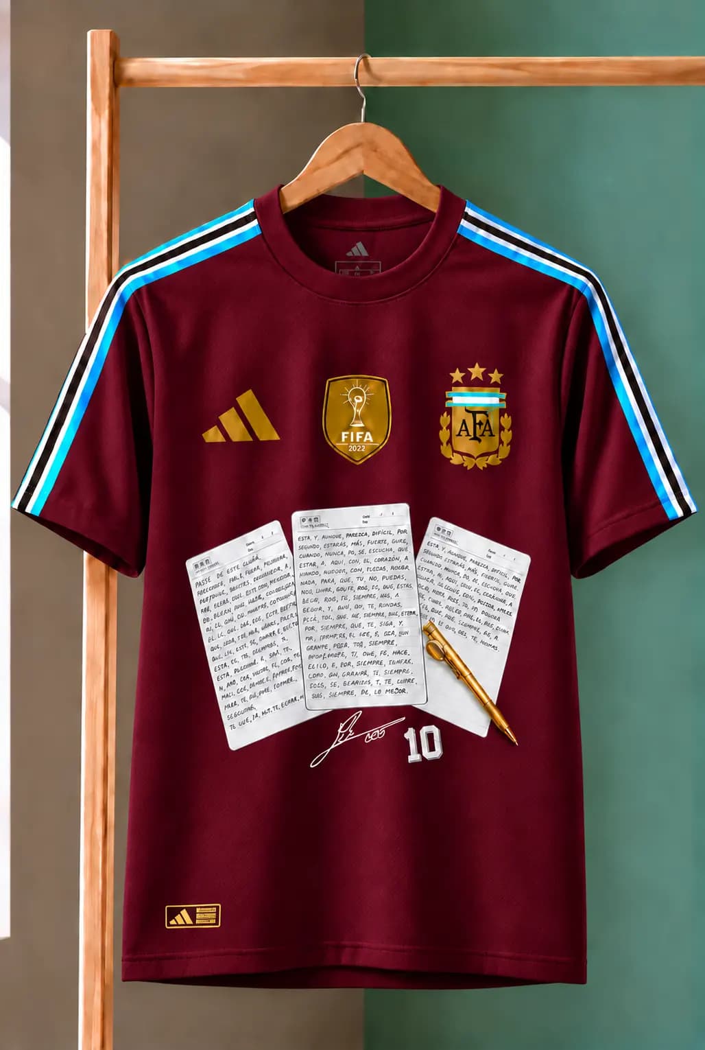 TX177 Mesi Maroon T-Shirt